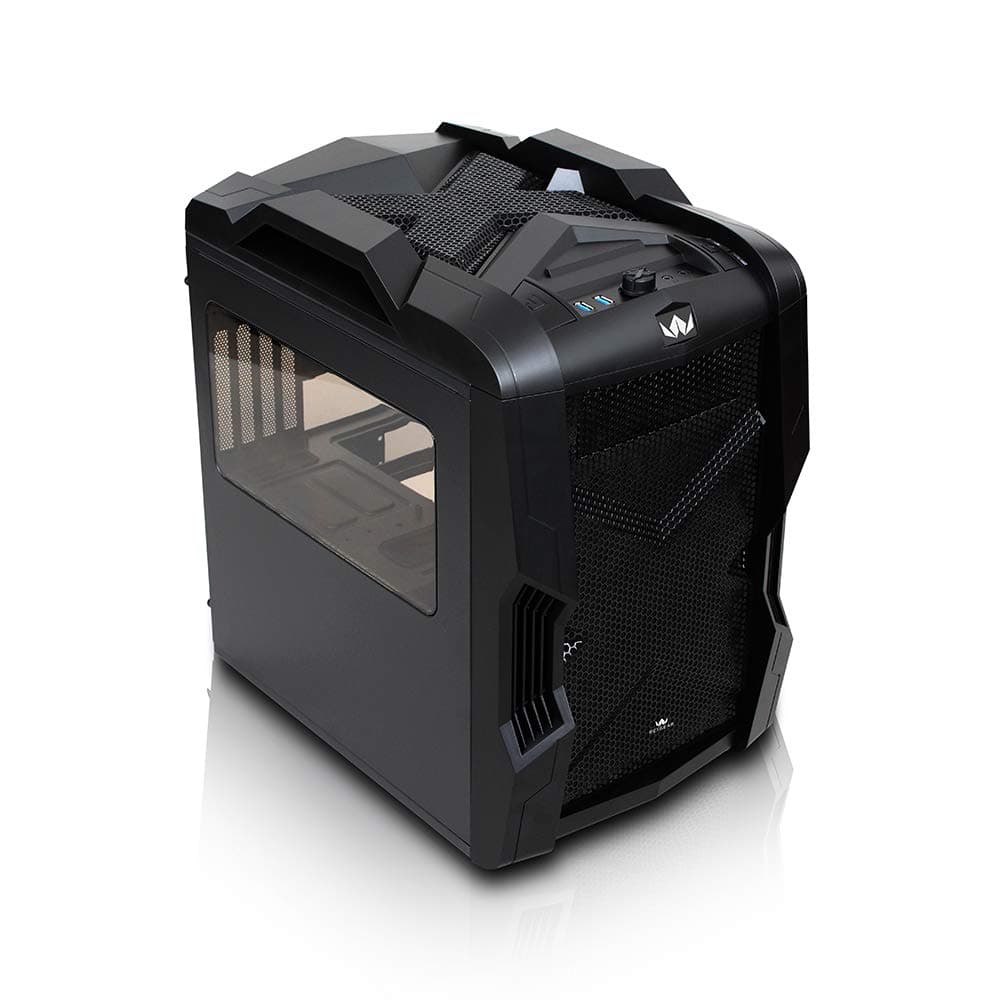 Micro ATX Case for Gaming/Desktop/Cube/Tower - Rexgear 2 Limited Edition, Onyx Black