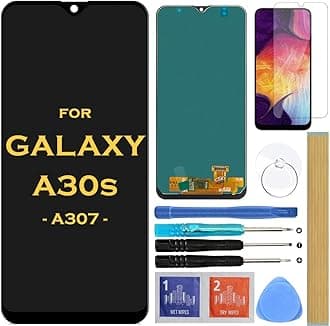 Screen Replacement LCD Display Touch Digitizer Assembly for Samsung Galaxy A30S 2019 A307 SM-A307F A307FN A307G A307GN 6.4" (Black)