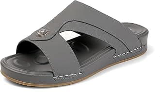 Arabic Slippers Men's Sandal Light Weight Slip On Ultra Soft Massage Grip Breathable Medical Water Proof Traditional Outdoor Arabic Sandals for Slippers Men, 45 EU