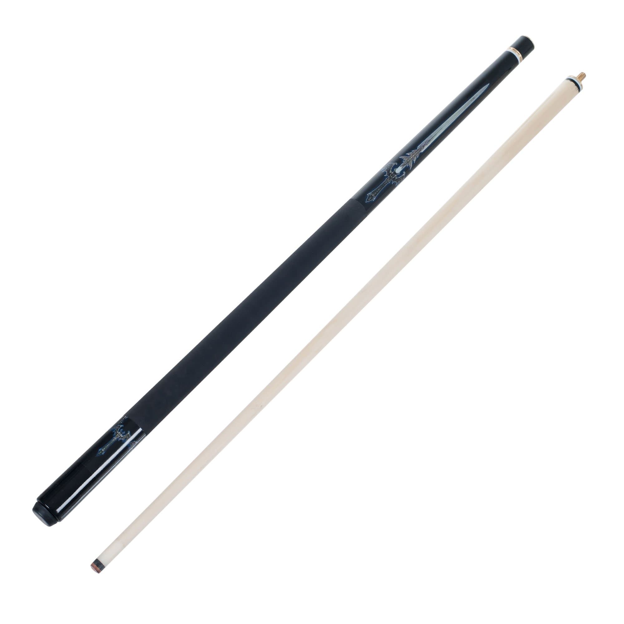 Trademark Global Blue Sword Billiard Cue with Case