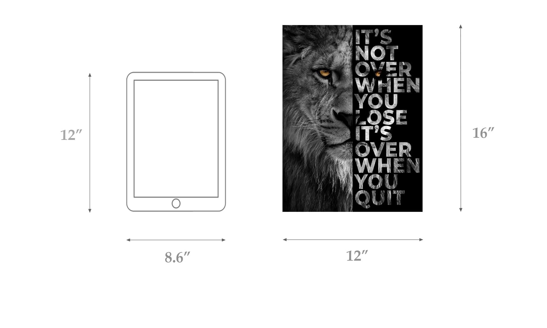 Mindset Is Everything Motivation Posters Canvas Artwork Inspirational Wall Art Posters for Bedroom Living Room Office Decor Framed Ready to Hang (mindset 02, 30x40cm)