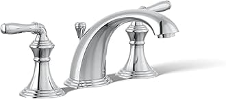 Kohler 394-4-CP K-394-4-CP Bathroom Sink Faucet, Devonshire Collection, Polished Chrome