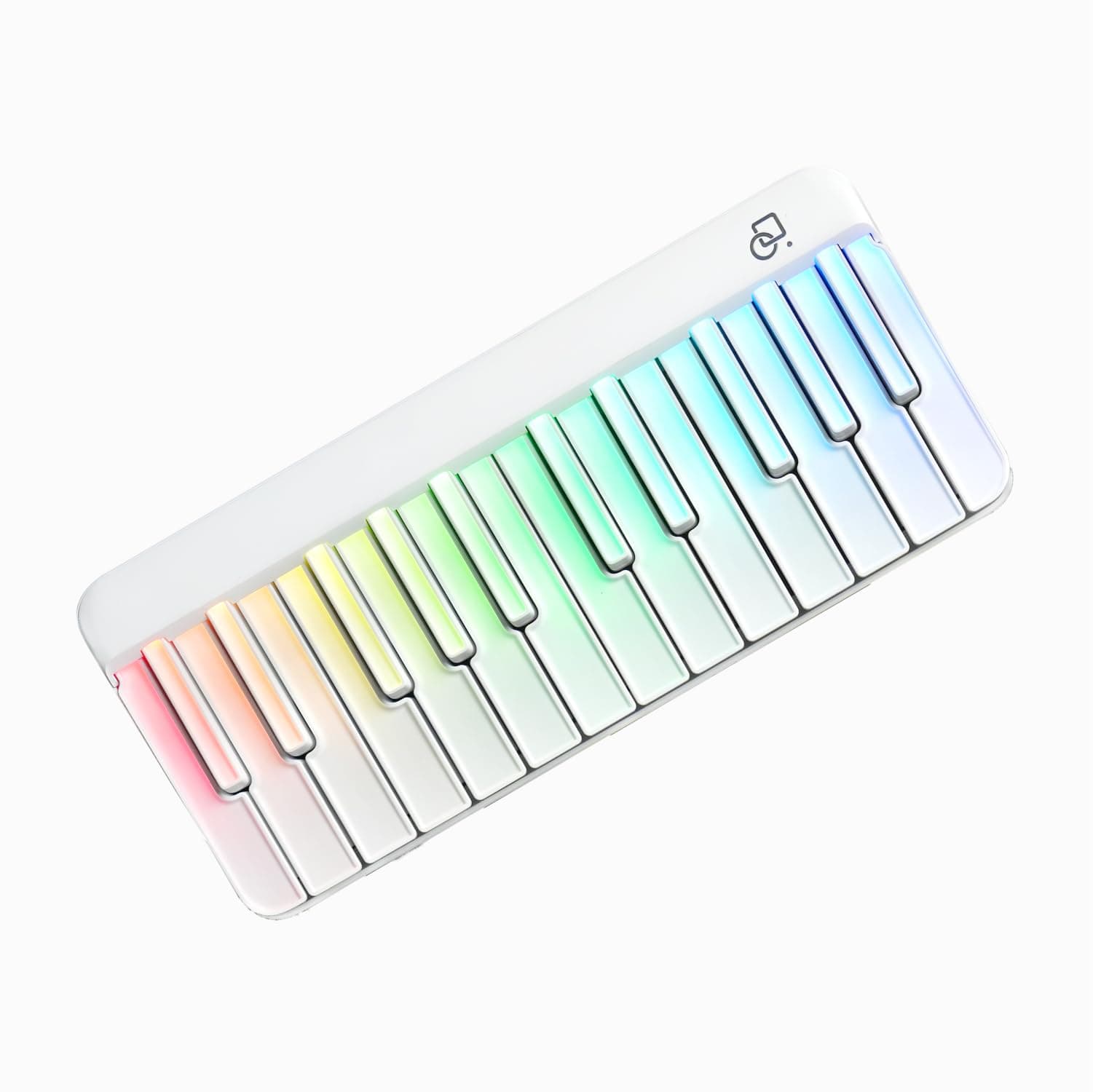 PopuPiano 24‑Key Expandable Smart Portable Modular Keyboard Extension Accessory (Requires Base Kit) RGB LED Keys One‑Man Band Mode MIDI & Bluetooth LE Compatible AI Composition 100+ Instrument Voices