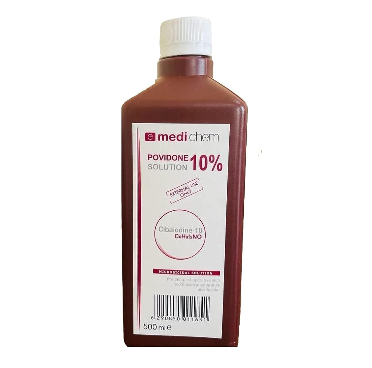 King Mariot Medical Equipments 500ml Povidone Solution 10% Microbicidal Solution Surgical Hand Scrub Wash the Skin and Surface of Eye Before Surgery to Prevent Infections.