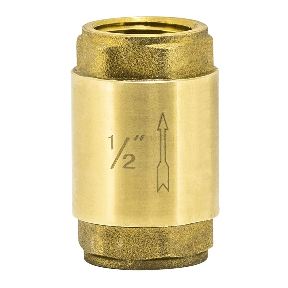 EZ-FLO 20401LF Brass In-Line Check Valve