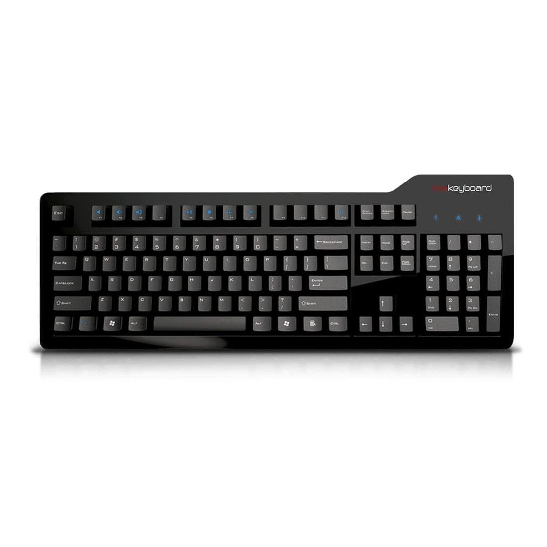 Model S Professional Wired Mechanical Keyboard, Cherry MX Brown Mechanical Switches, 2-Port USB Hub, Laser Etched Keycaps (104 Keys, Black)