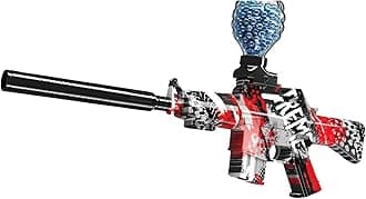 Camin Gel Blaster Gun | Automatic Ball Shooter | Safe & Non-Toxic | Fun Outdoor Toy for Adults | Electric Operated | Ideal Birthday & Return Gift (M16A1, 10K Gel Balls)