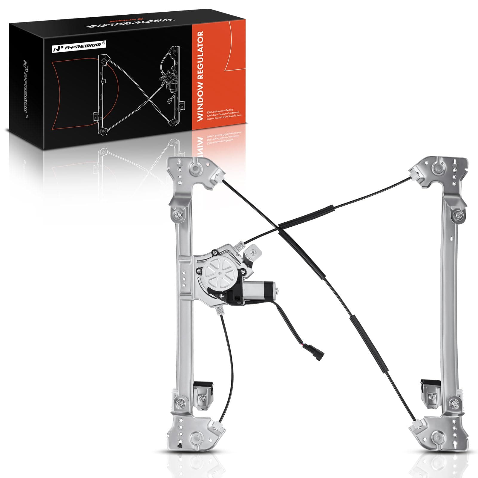 A-Premium Power Window Regulator and Motor Assembly Replacement for Ford F-150 2004-2008 (Extended Cab Only) Front Right Passenger Side