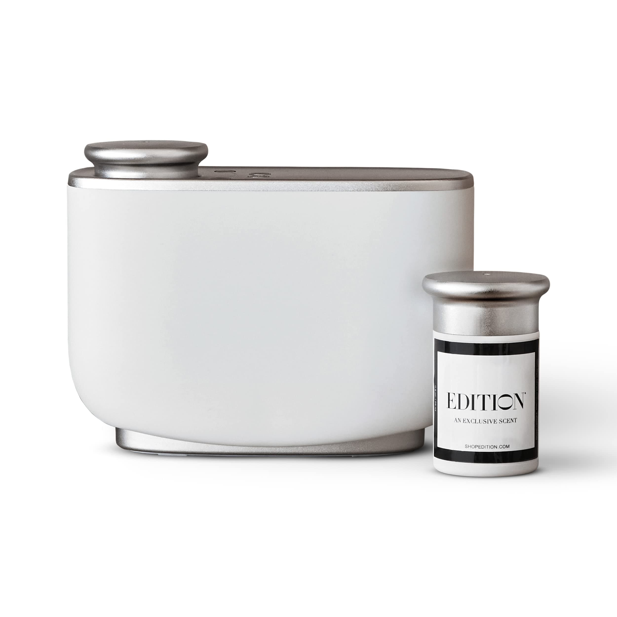 EDITION Room Diffuser and Scent Capsule Set - Signature Hotel Scent - Notes of Black Tea, Sicilian Bergamot, and Cedarwood