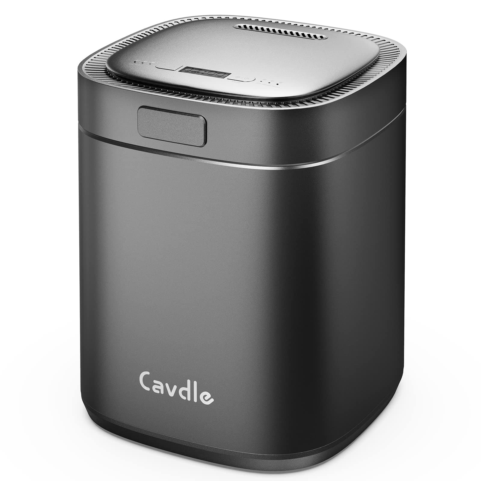 Cavdle Electric Compost Bin Kitchen | Smart Kitchen Waste Composter | Food Composter Indoor/Outdoor | Food Cycler with 3L Capacity | Compost Machine for Apartment Countertop | WasteCycler | Black