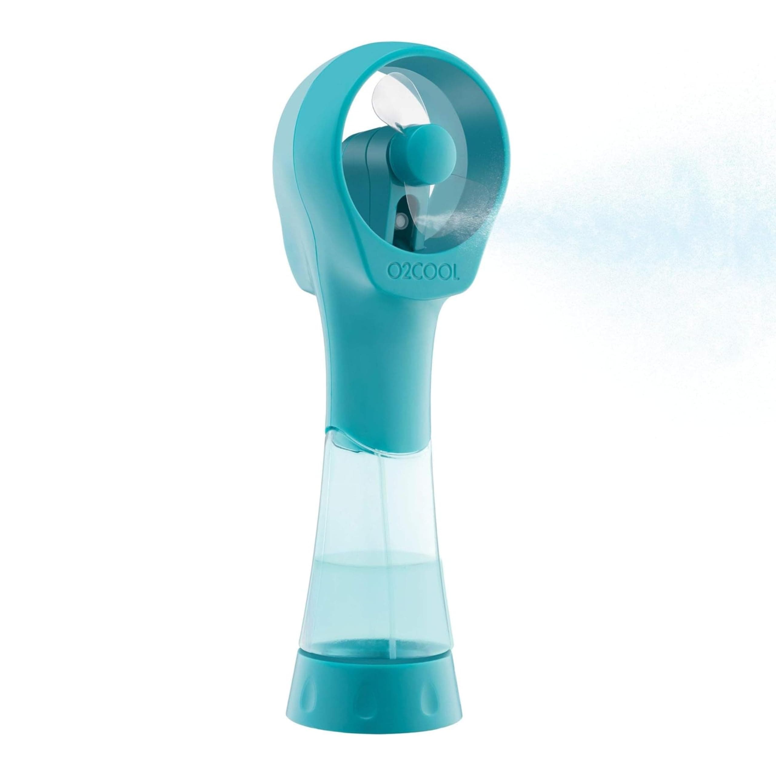 O2COOL Elite Battery Powered Handheld Water Misting Fan (Teal)