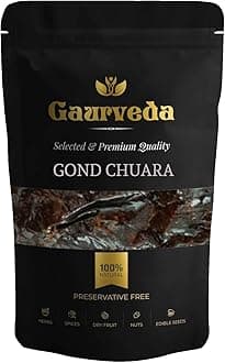 Gaurveda Gond Chhuara Dates Gum, Traditional Indian Edible Gum (100 Grams)
