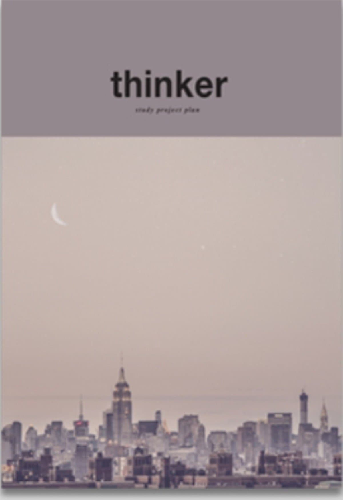 Dash & Dot Thinker Half Year Planner - Study Project Planner (New york)