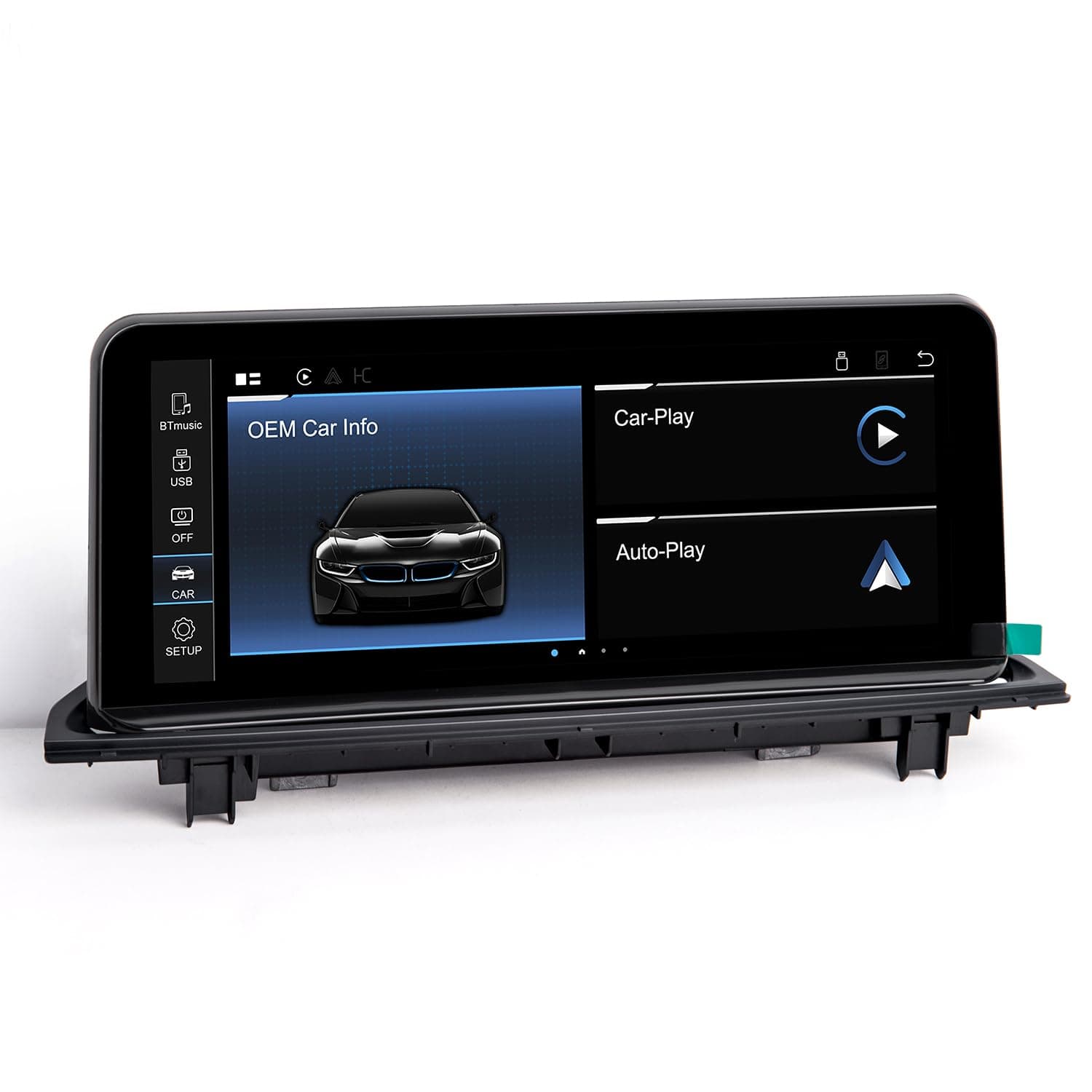 10.25-inch 1920 x 720 Linux Screen for BMW 2016-2017 Model X1 F48 NBT, Supports Wireless CarPlay Android Auto Calls via Original Bluetooth Microphone