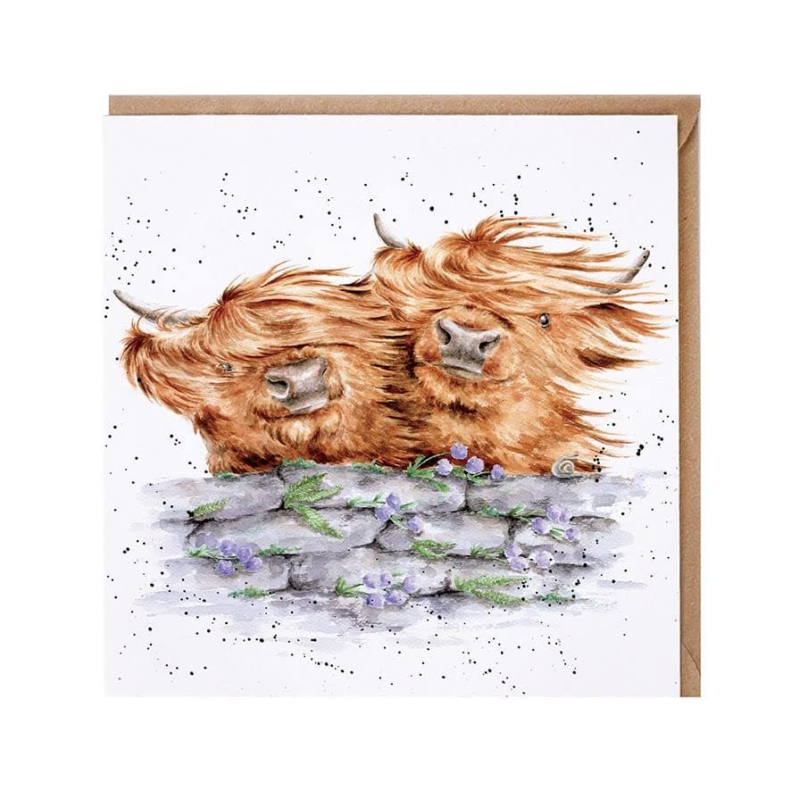 Wrendale Designs - 'Blown Away' Card