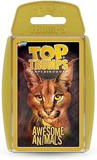 Top Trumps Winning Moves Awesome Animals Card
