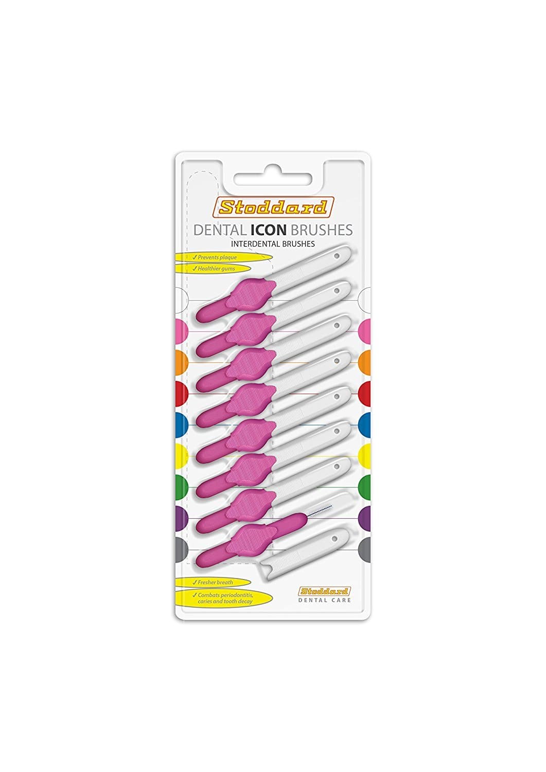 Stoddard Icon Brush - 0.4 Pink - 8 per Pack