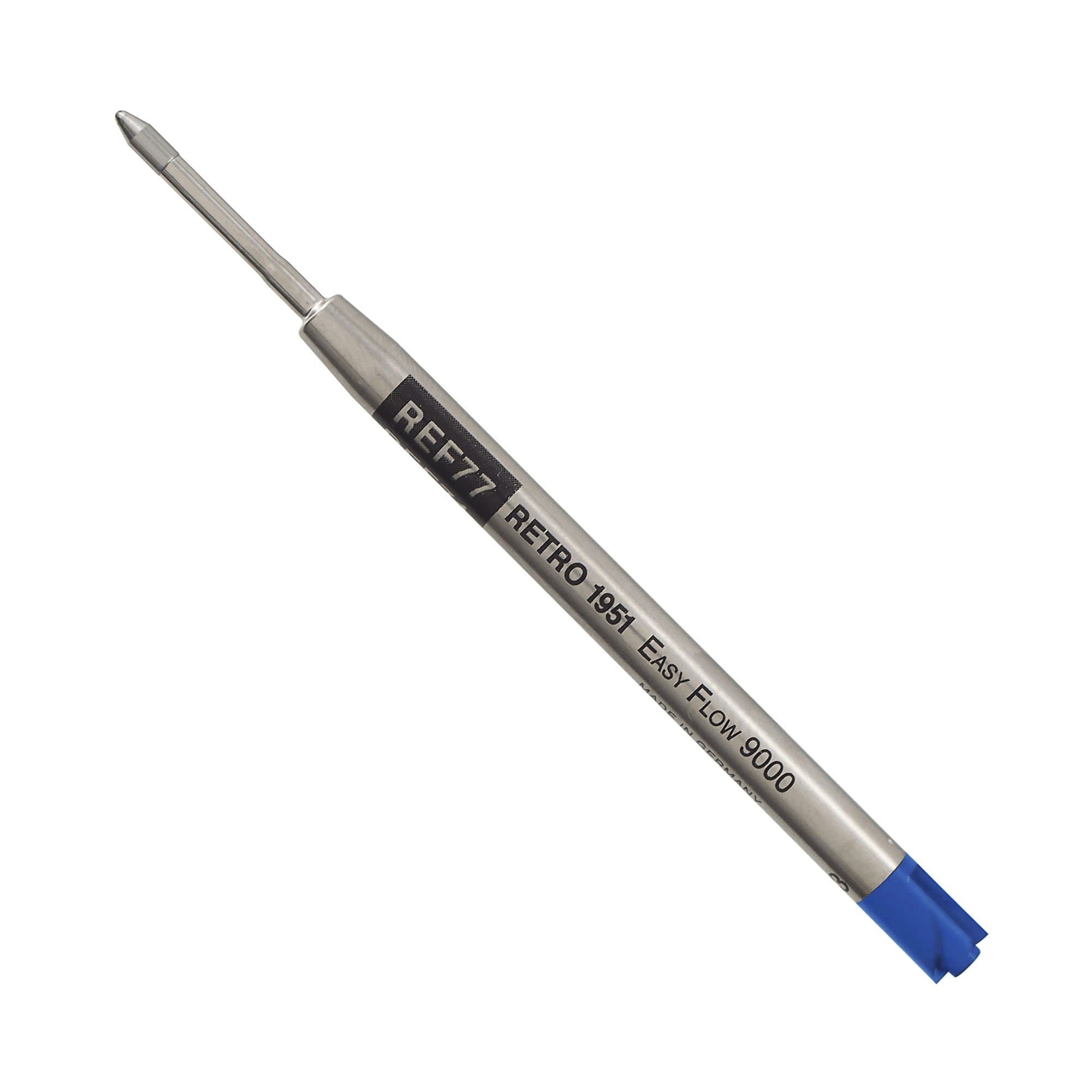 Retro 1951 Easy Flow 9000 Ballpoint Ink Refill, Blue, 3-Pack