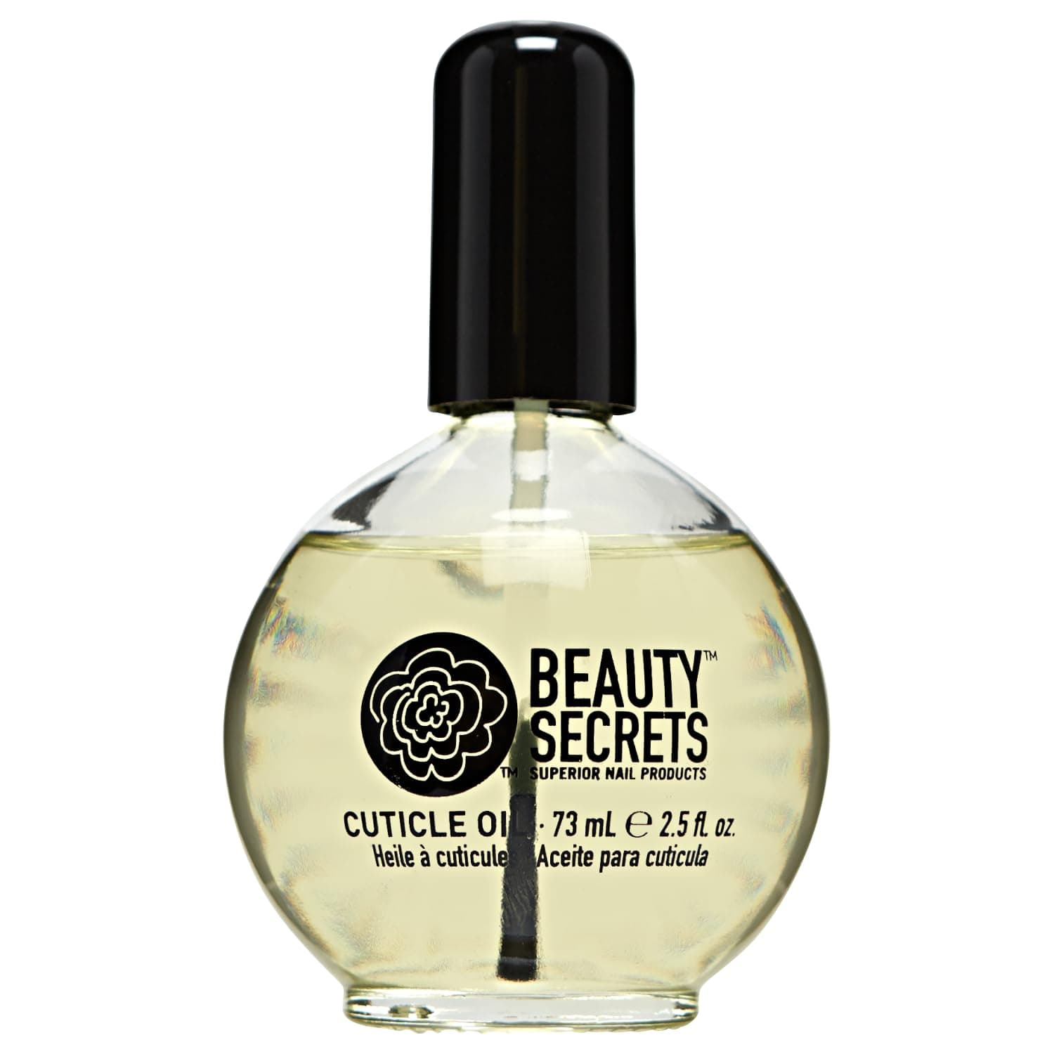 BEAUTY SECRETS Cuticle Oil 2.3 oz. - Conditions Cuticle and Nail Matrix, Accelerates Polish Drying