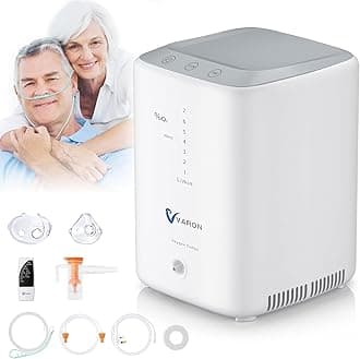 Oxygen Enrichment Machine is a Light Weight, Small Size, Low Noise, 1-7L/Min Can be Used at Home, Outdoor Portable Products, with a Backpack, 90% Easy for You to Carry and Use