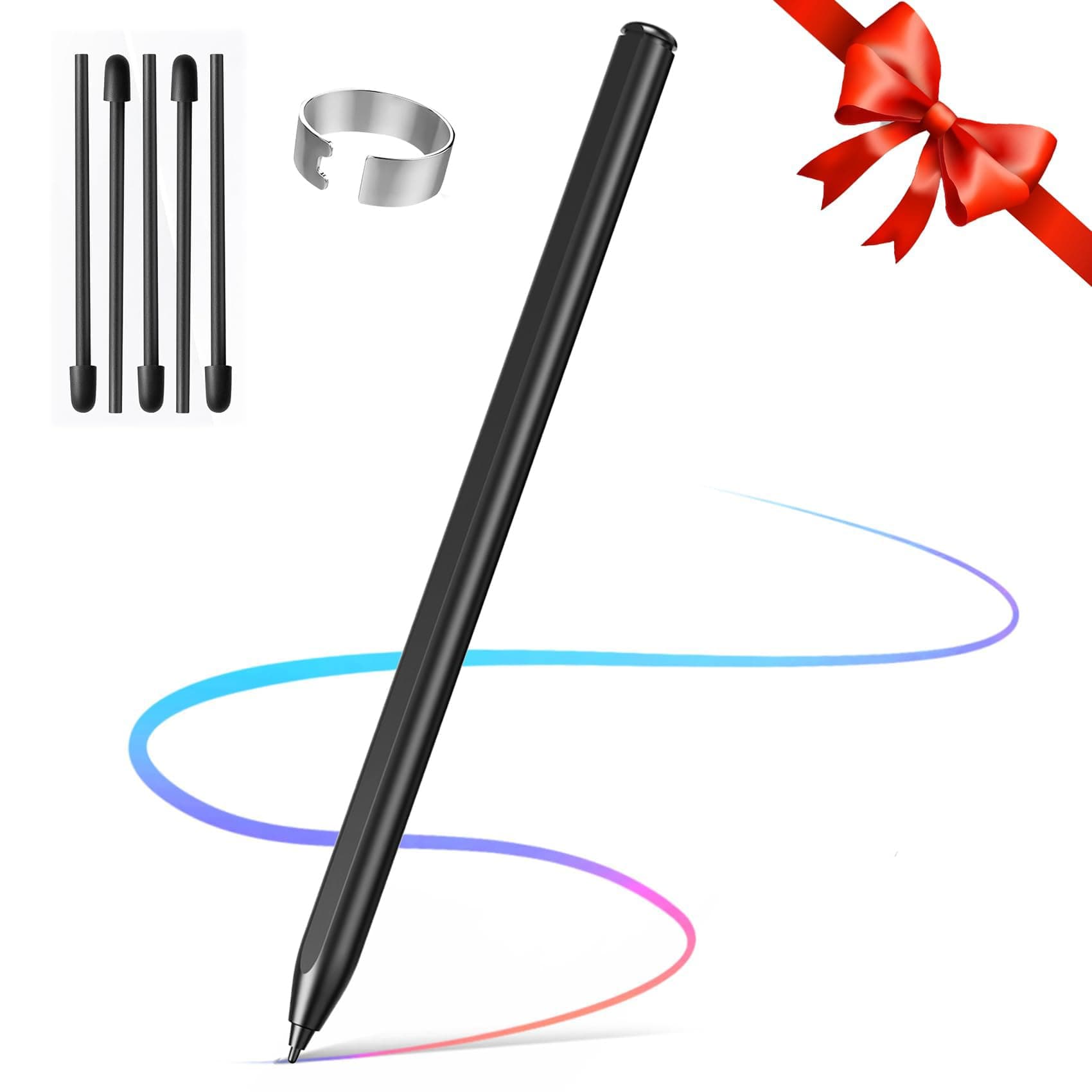 Magnetic Stylus Pen for Remarkable 2 Pen Replacement with Soft Digital Eraser + 5 Tips, Digital Stylus Alternative Marker Plus, 4096 Pressure Sensitivity, Not for Apple Devices