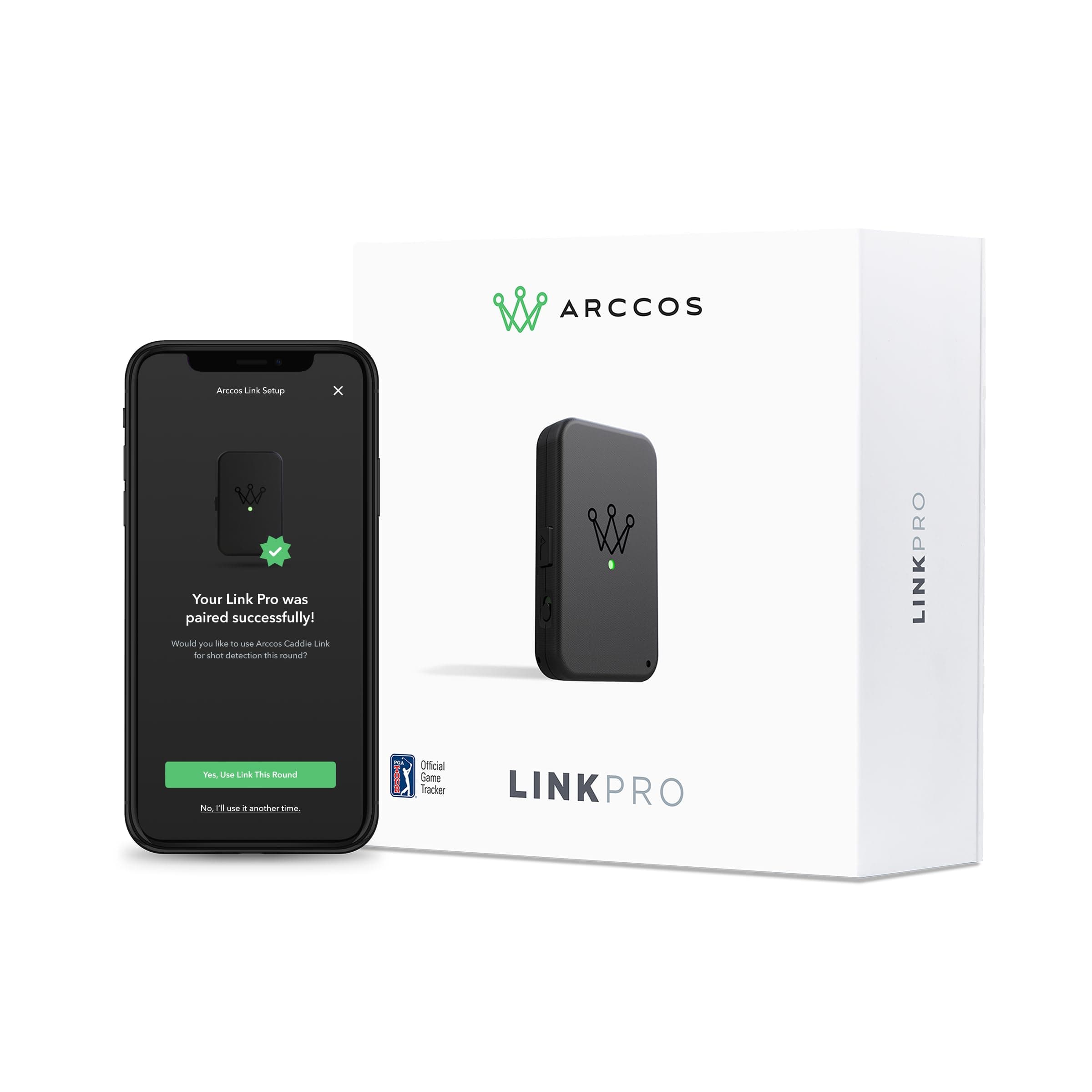 Arccos Link Pro: Track your golf game without a cell phone; Compatible with Arccos Smart Sensors & Arccos Smart Grips