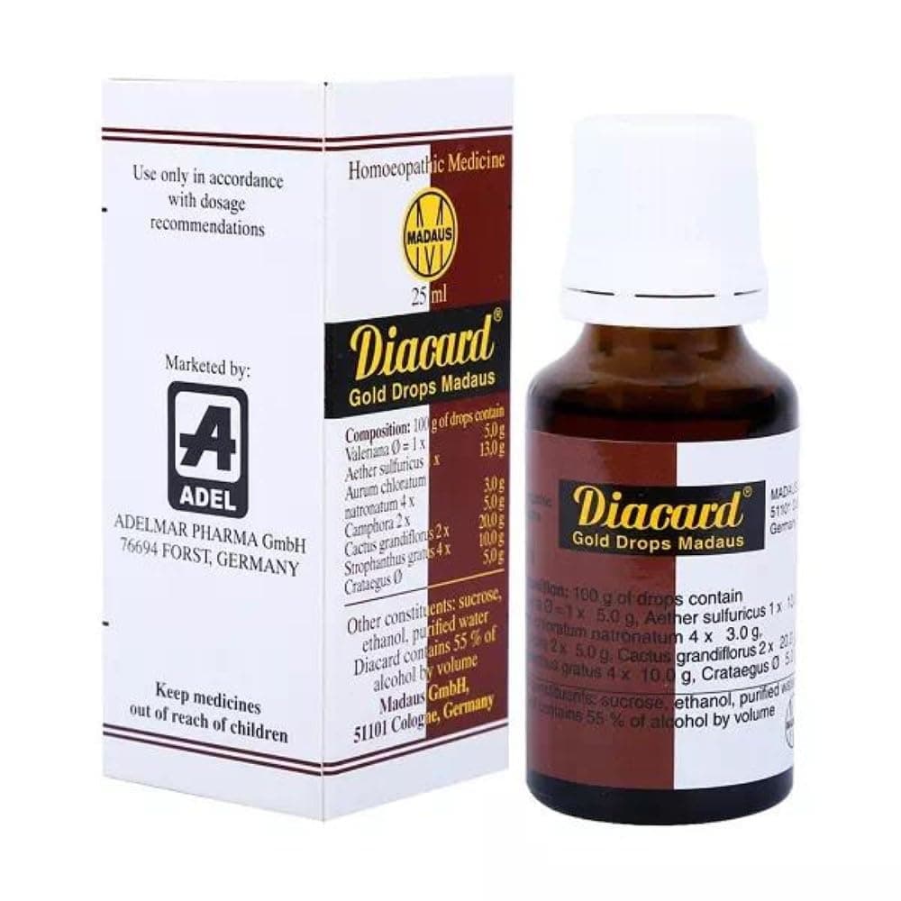 Diacard Gold Drops Madaus - 25ml
