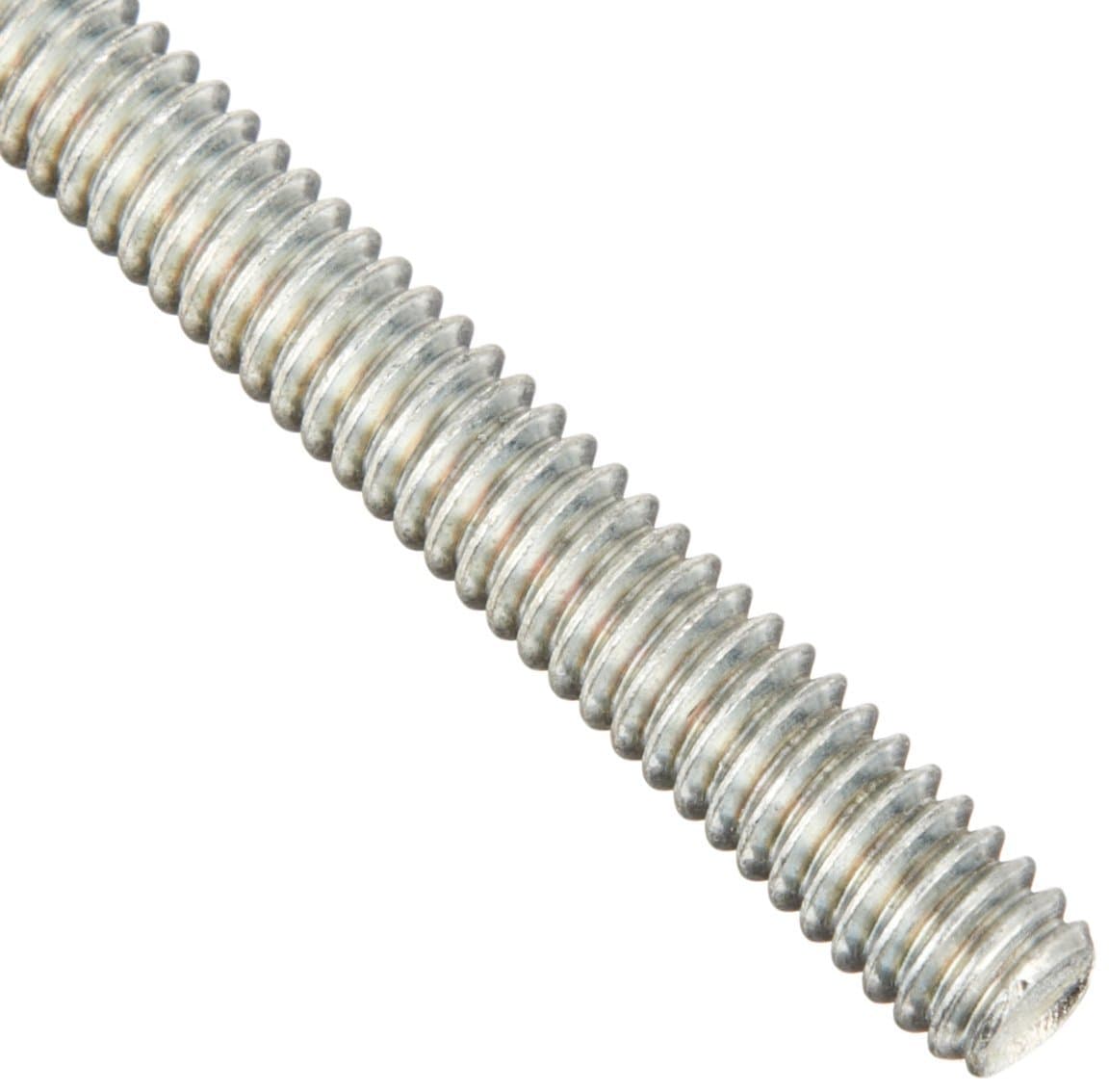 Steel Fully Threaded Rod, Zinc Plated, 3/4"-16 Thread Size, 24" Length, Right Hand Threads