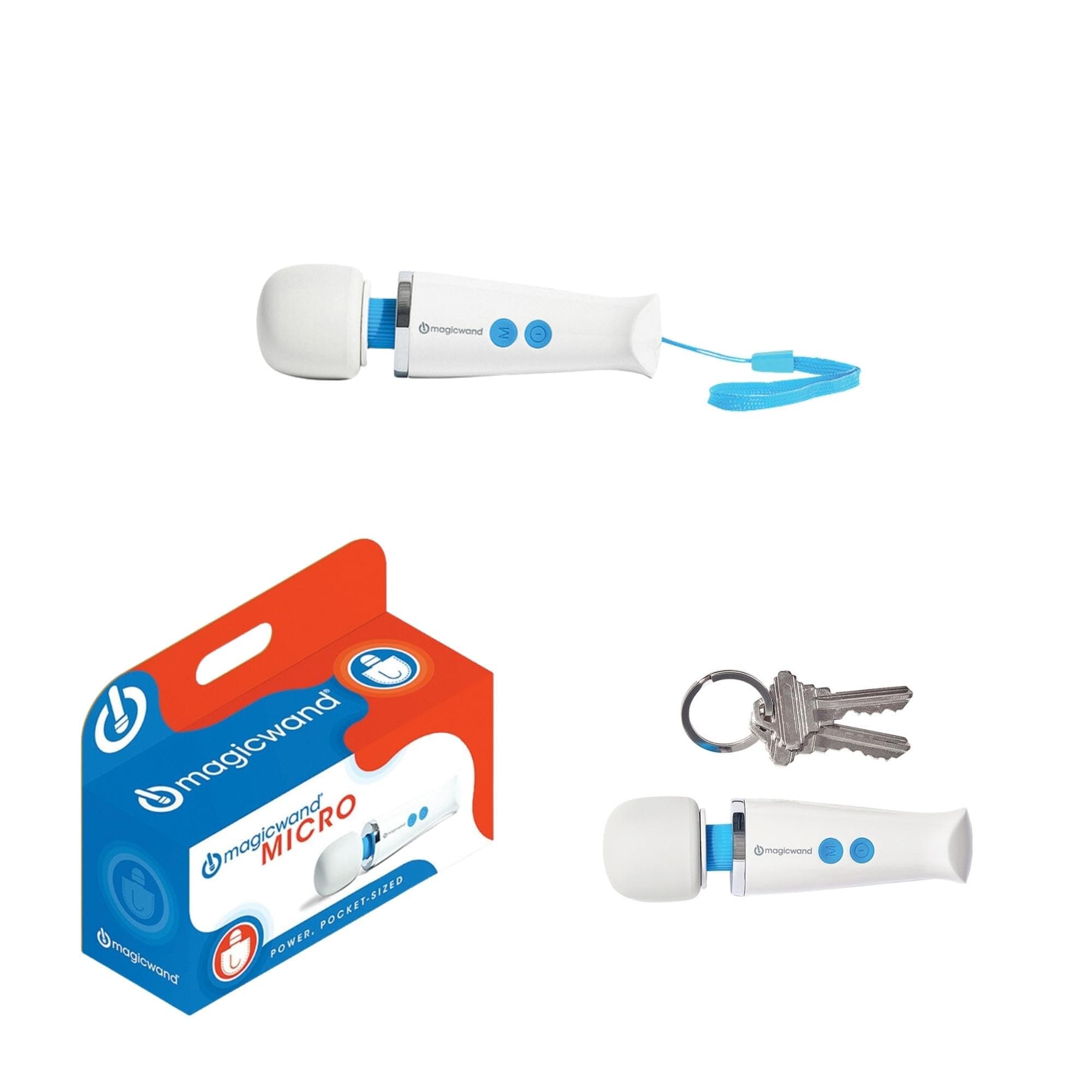 Personal Hitachi Magic Wand Micro Massager | Original Cordless Compact Hitachi Wand 2026 Model HV-60 with Free IntimateNeed® Active Pleasure Personal Accessory