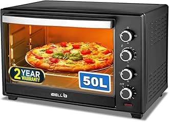 IBELL Eo50Lgdlx Otg 50 Litre,Convection Oven Toaster Griller With Motorized Rotisserie,5 Heating Modes,2000 Watt (Black),2000 Watts,50 Liter