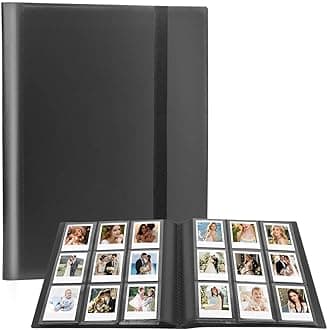 432  Pockets Photo Album for Fujifilm Instax Mini Camera,Black