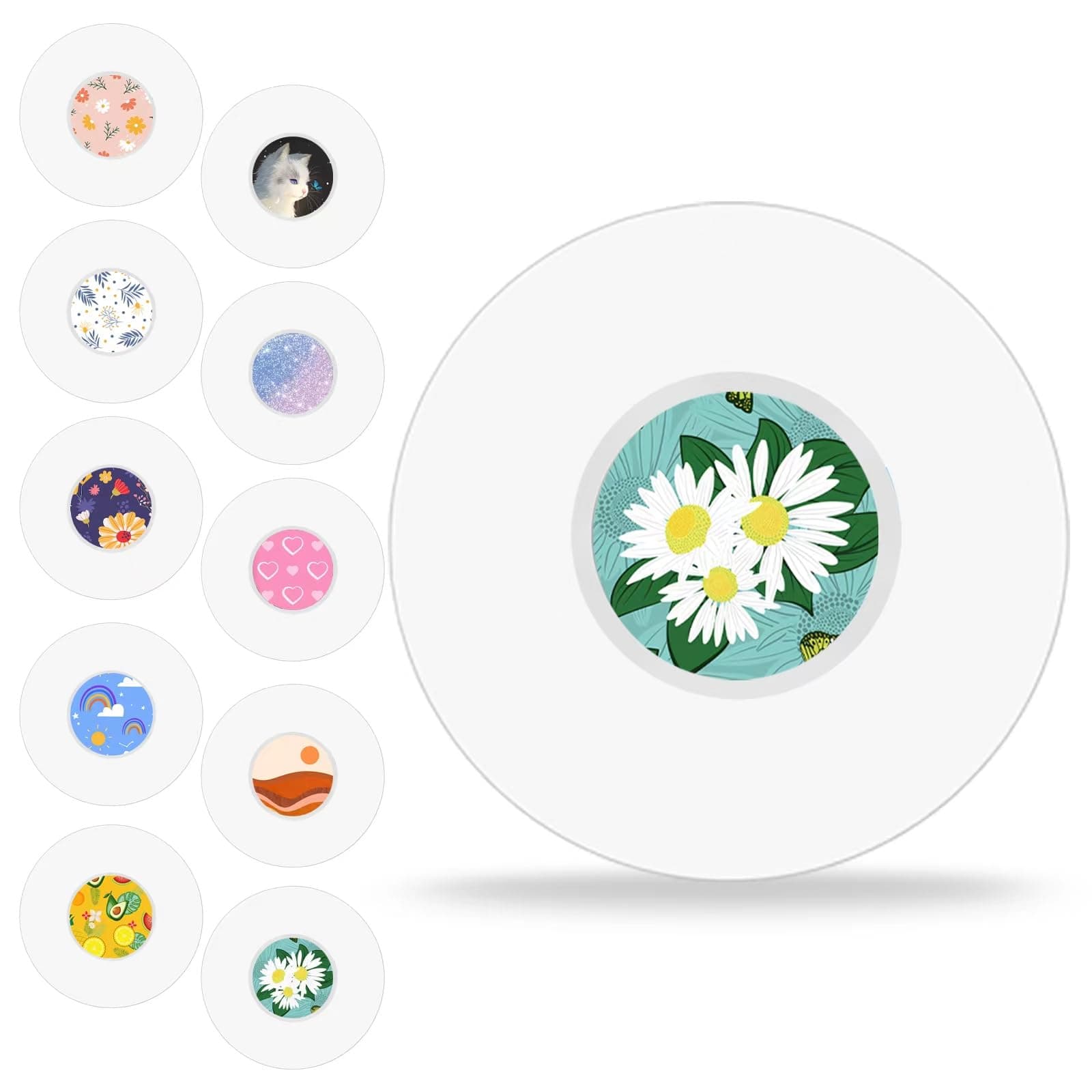 Waterproof Sensor Covers for Libre 3 & Freestyle Sticker Total 40Pack Hypoallergenic Overpatch Tape Transparent Adhesive Patches Lasting to 15 Days Long Stay（Sensor not Included）