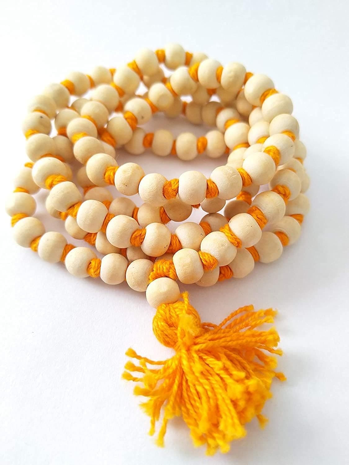 108+1 Beads Polished Neem Japa Mala (Medium, Multicolour)