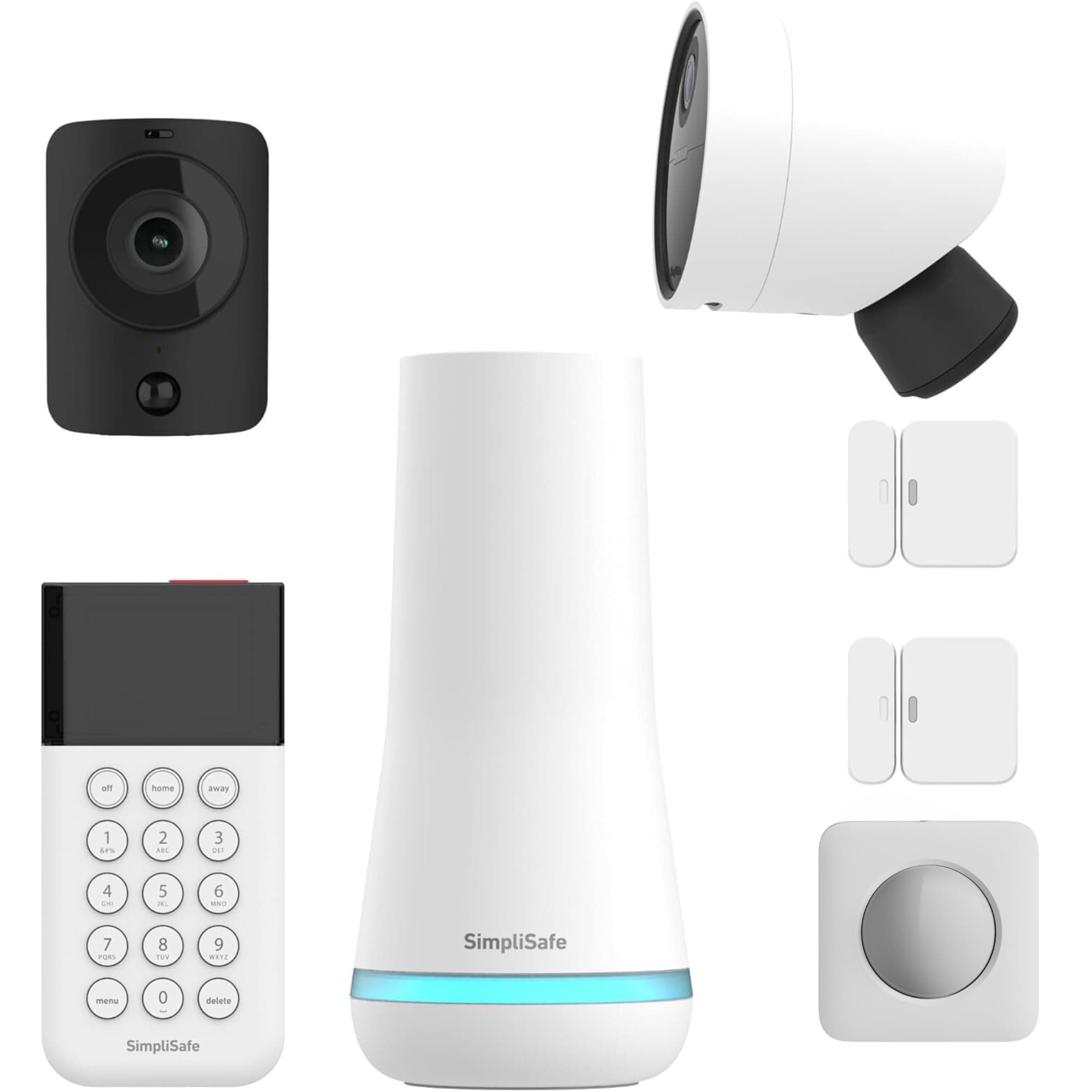 Wireless Home Security Systems & Alarm System | Wireless Outdoor Security Camera, Entry Sensor, PIR Motion Detectors & Home Security Camera Indoor - Optional Subscription (3rd Gen)