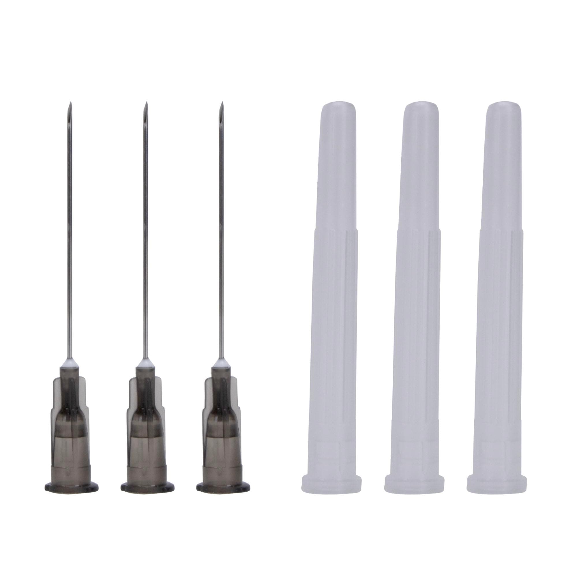 100 Pack Sterile Disposable Injection Needle with Cap for Scientific and Industrial Dispensing Needle Accessories (22G X 1.5in)