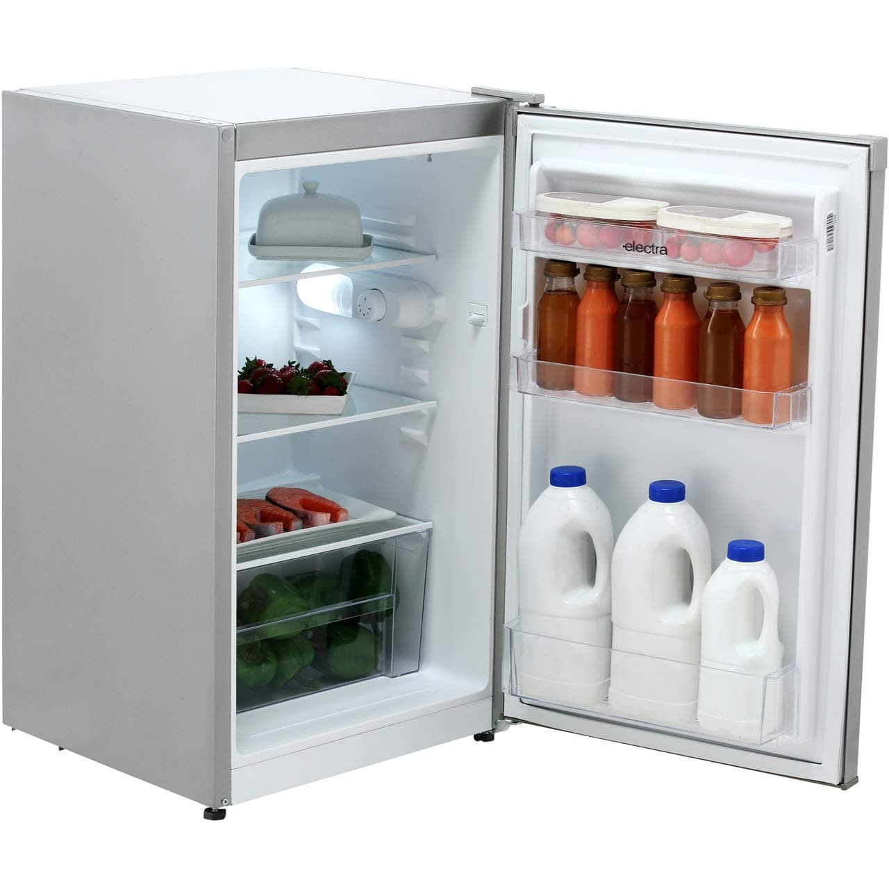 Electra EFUL48S Freestanding Larder Fridge -Silver [Energy Class A+]