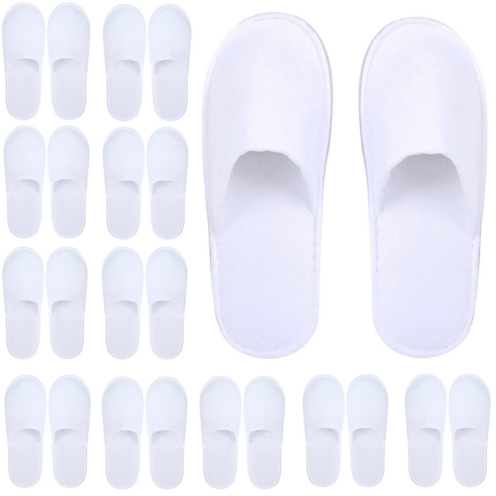 6/12 Pairs Disposable Spa Slippers