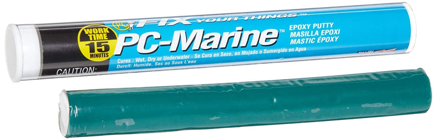 PC Products PC-Marine Epoxy Putty, 4oz Stick, White (45565) (Pack of 1)