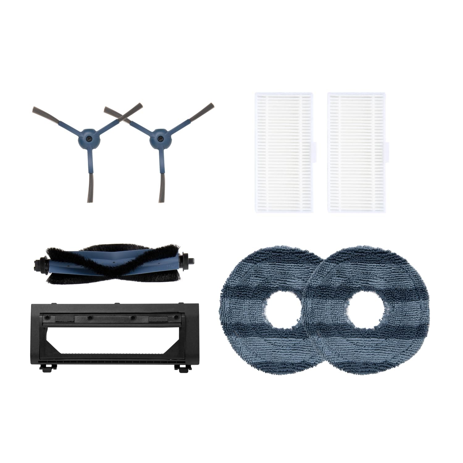 Official Accessory Kit for Robot Vacuum Omni C20, 2 Side Brushes, 2 Washable Filters, 1 Rolling Brush, 1 Brush Guard, 2 Mop Pads