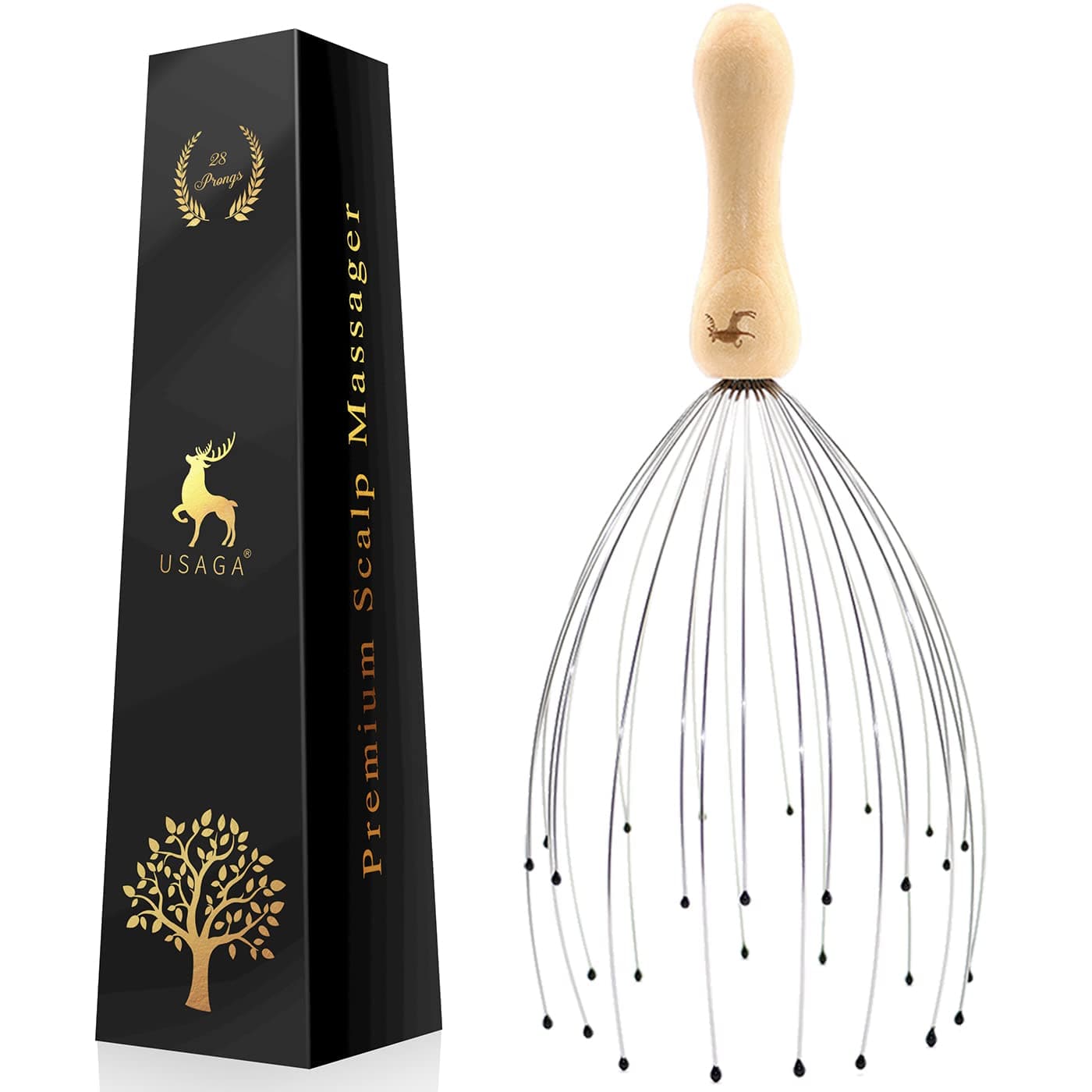 28 fingers head massager