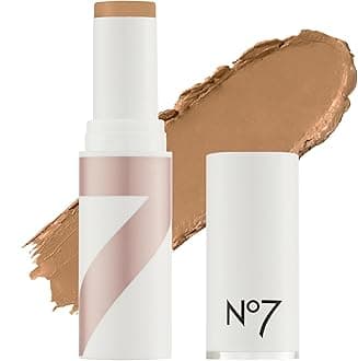 No7 Stay Perfect Foundation Stick - Deeply Honey - Non-Drying Makeup Foundation with Hydrating Squalene - Coverage for Up to 18 Hours (10g)