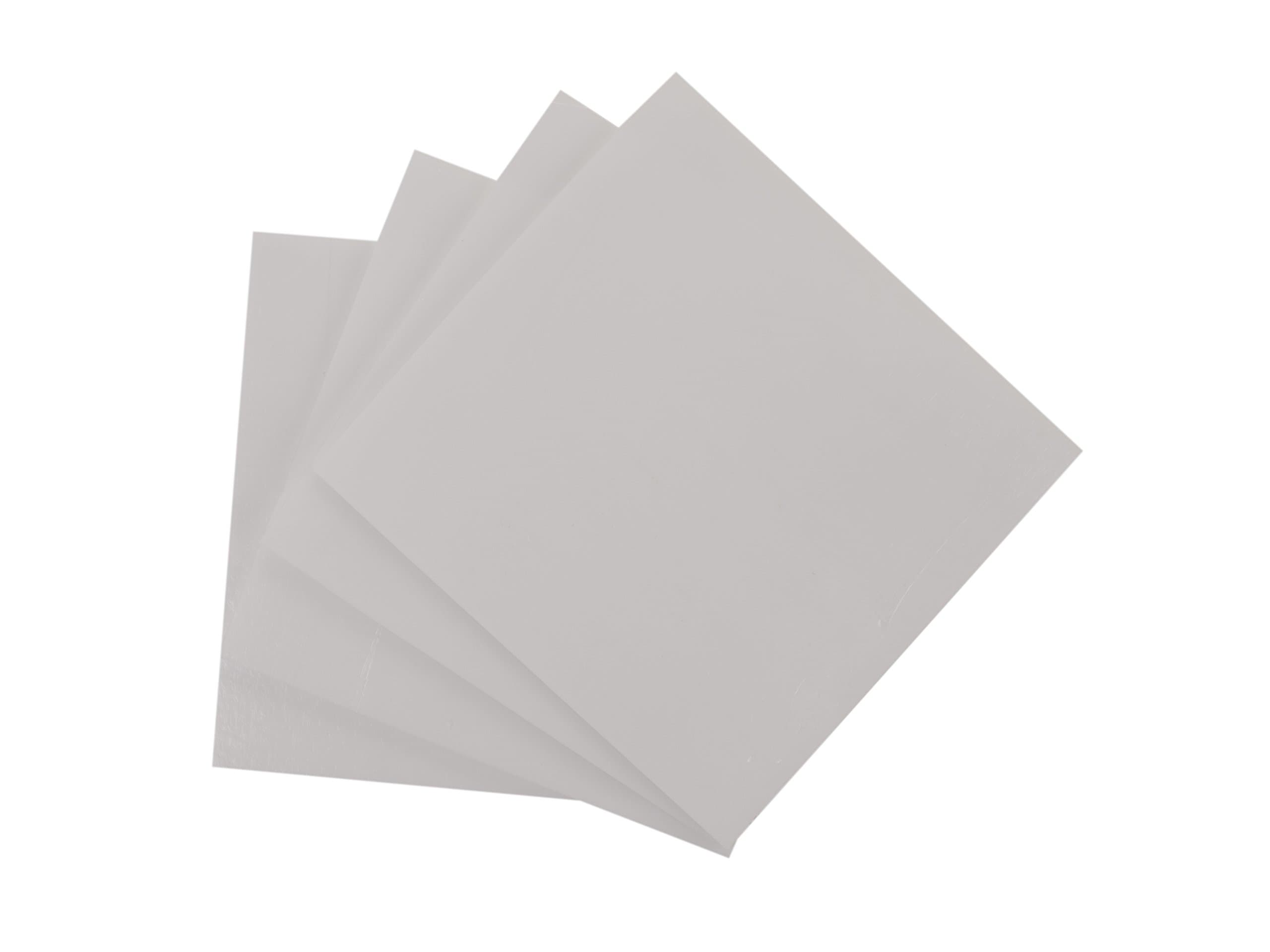 6" Clear Glass Squares 4 Pack - 90 COE