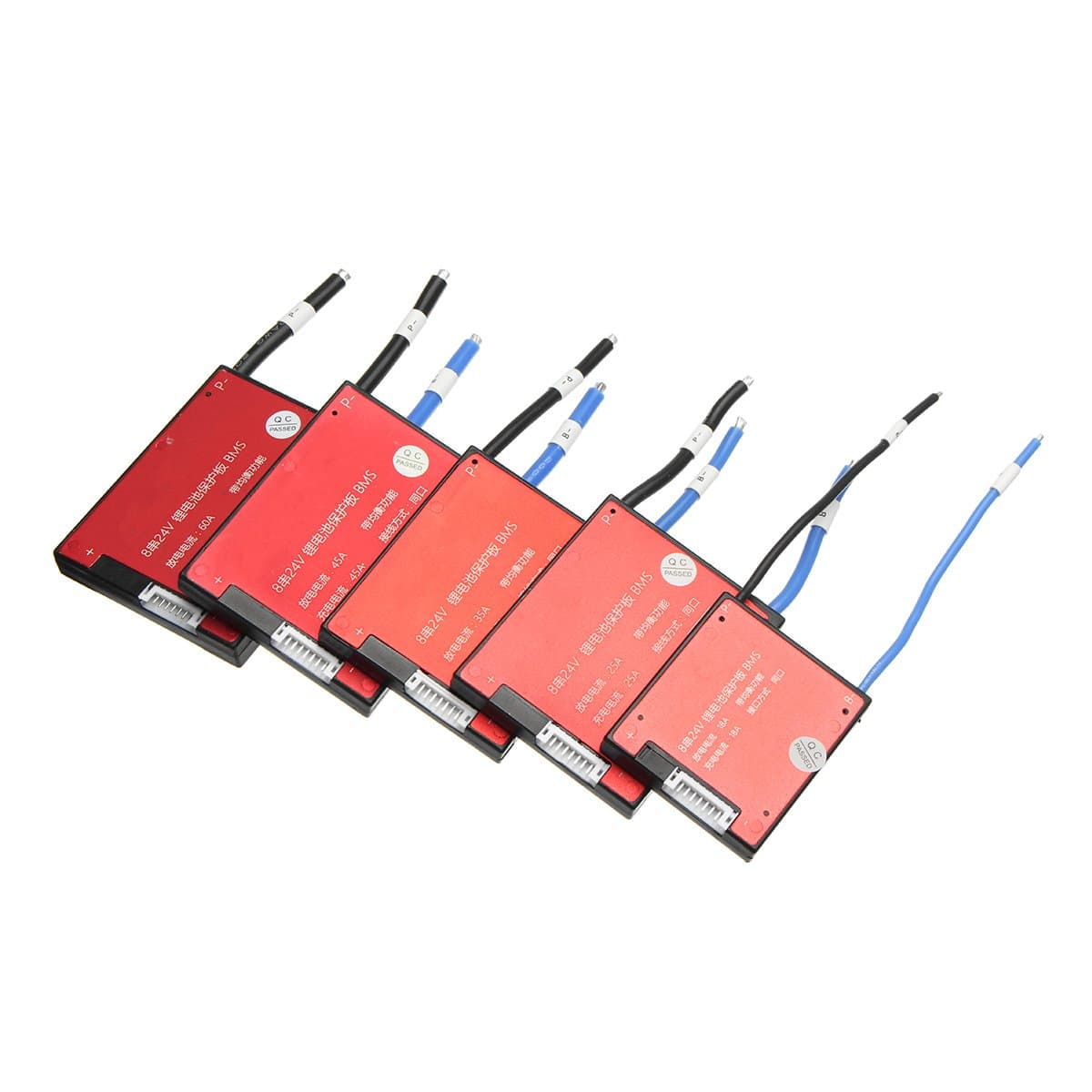 CoCocina 8s 24V 18A/25A/35A/45A/60A BMS PCB PCM Battery Protection Board for Ebike Electric Bicycle Same Port - 45A