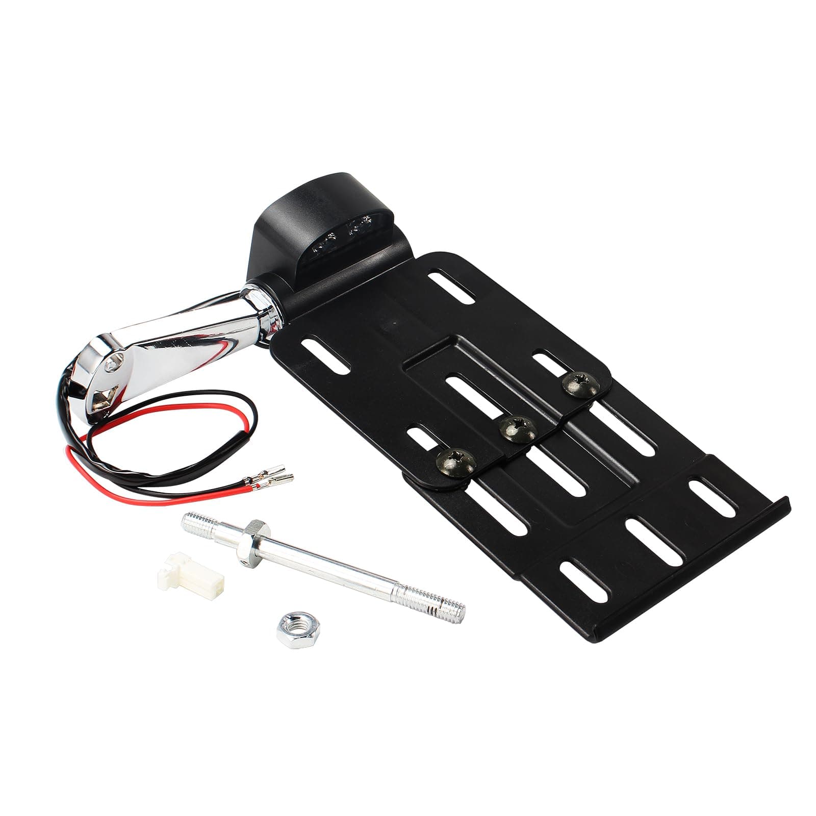 GIDIBII Motorcycle License Plate Holder,Side Mount License Plate License Plat...