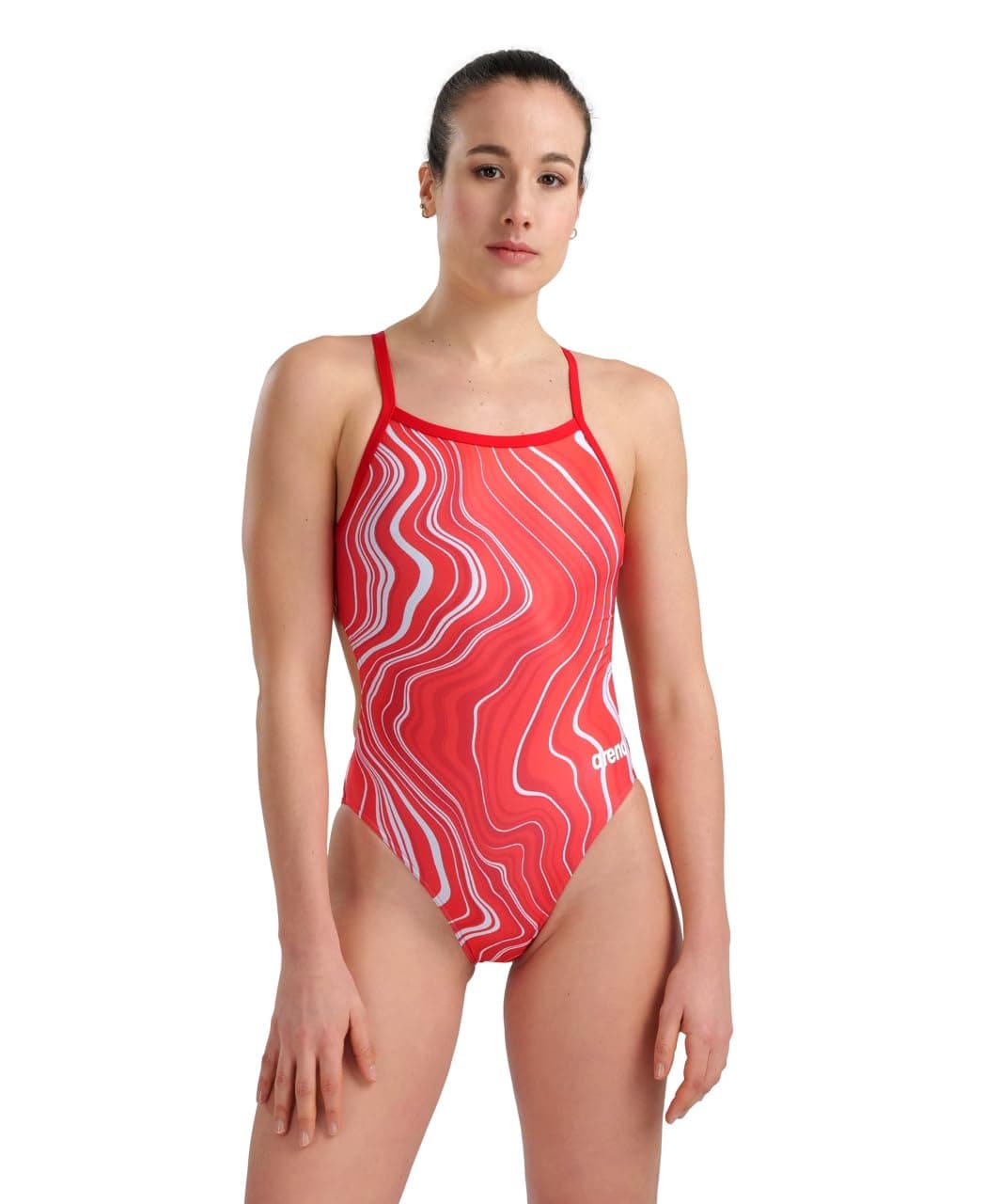 ARENA Women's Marbled Swimsuit