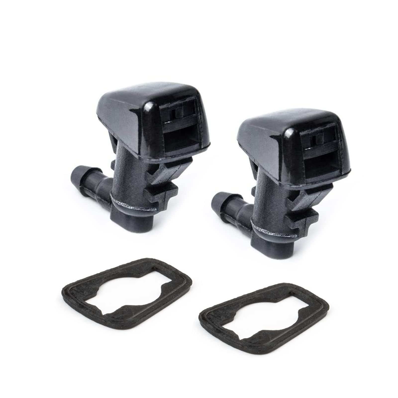 Front Windshield Washer Nozzle Kit fit for 05-16 Jeep Grand Cherokee, 05-13 Chevy Malibu, 05-10 Pontiac G6, 07-10 Saturn Aura Replaces 55372143AB 55079049AA Wiper Washer Nozzle Spray Jet