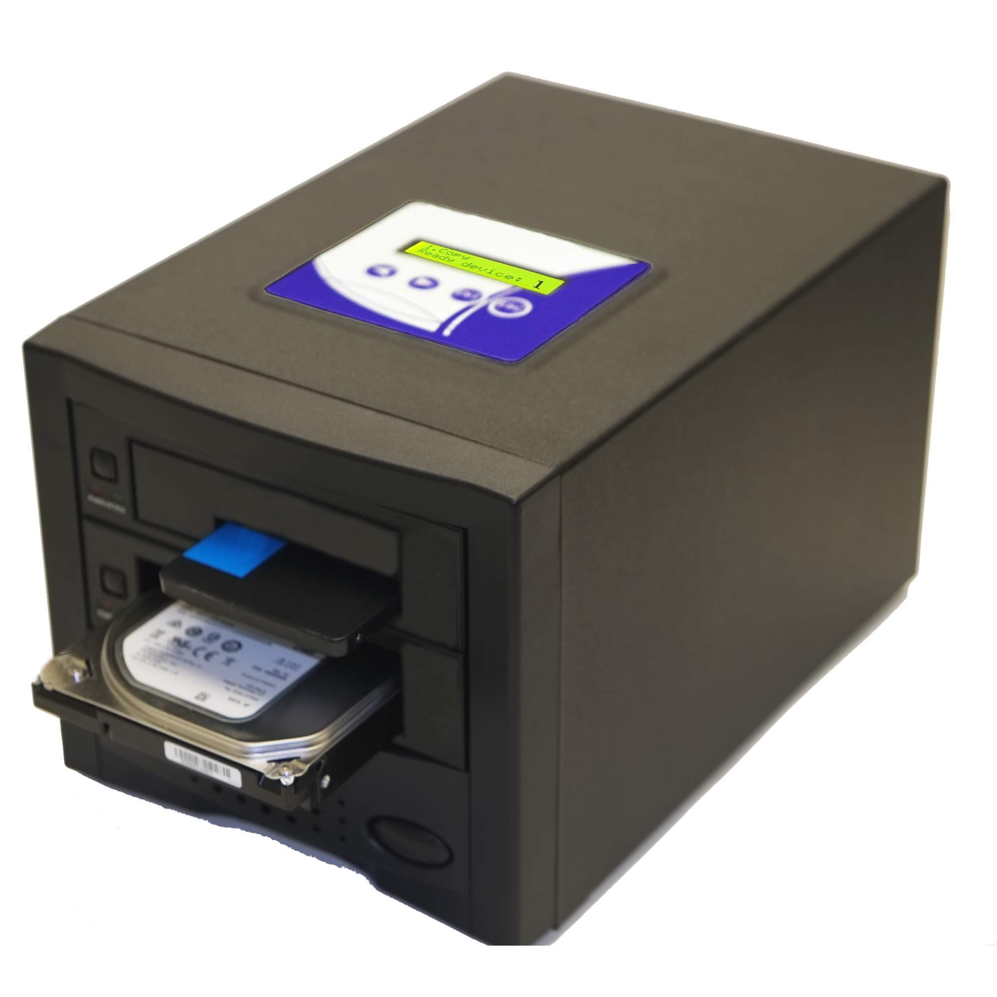 Acumen Disc True Imager 1 to 1 Target SATA 3.5" & 2.5" Hard Drive HDD Clone & SSD Memory Card Copier Duplicator (up to 80 MB/s) & Data Eraser (DOD Compliant)