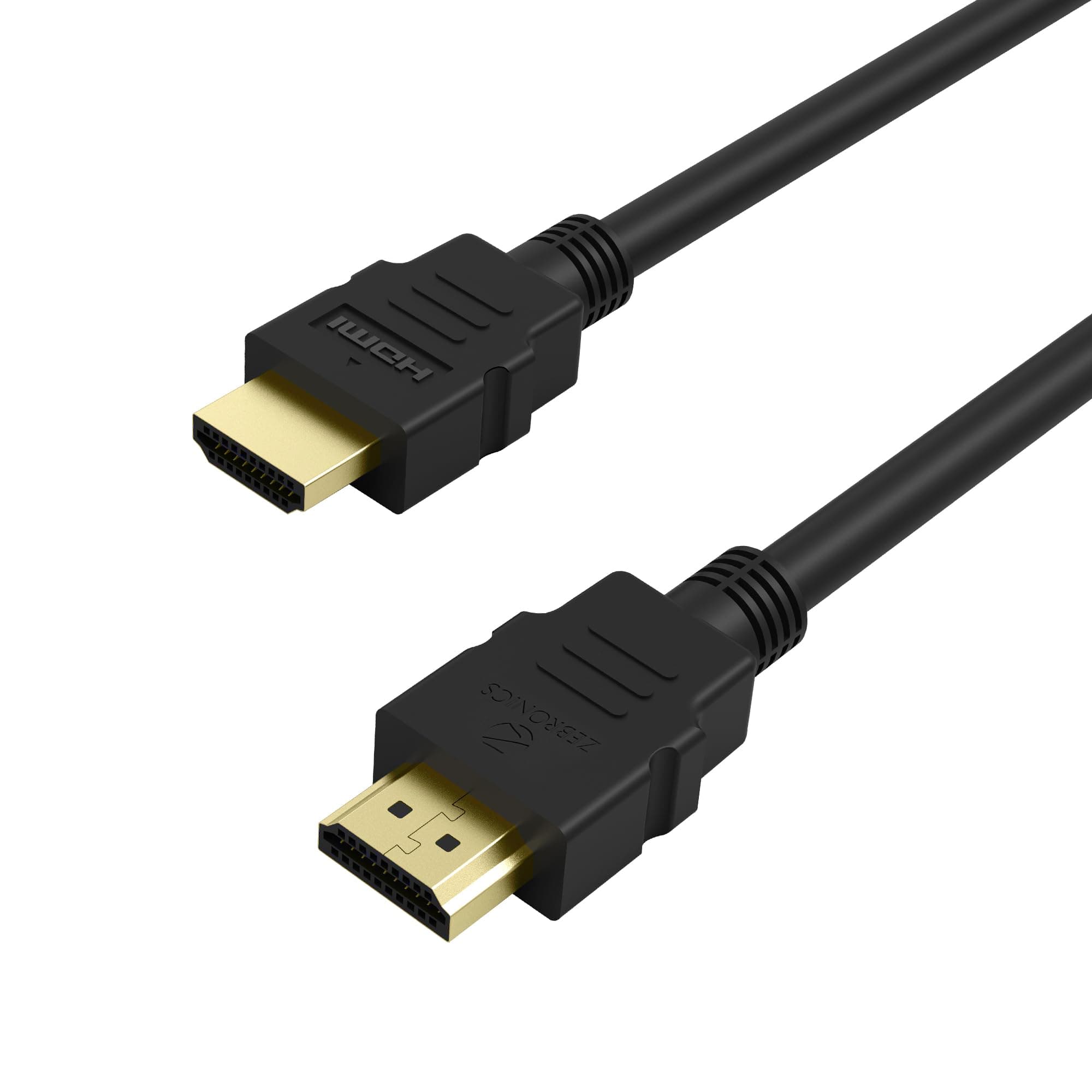 ZEBRONICS Haa1020 HDMI Cable 2.0 - Hdmi Arc Enabled | 18 Gbps | 4K 60Hz | 1080P 240Hz | Strong & Durable | Supports Up To 32 Audio Channels | 1M, Black