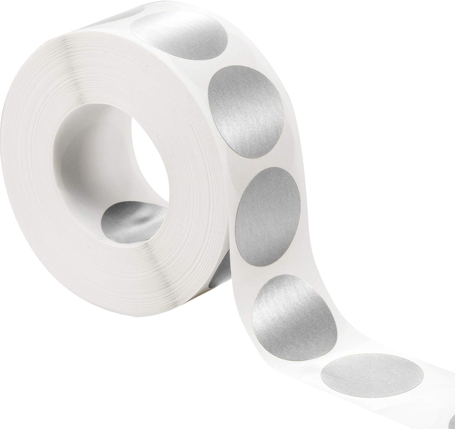 Benting 300PCS Scratch Off Sticker Round Labels,1" Scrape DIY Adhesive Sticker Round Label Paper for Event Raffle, Party Games, Wedding