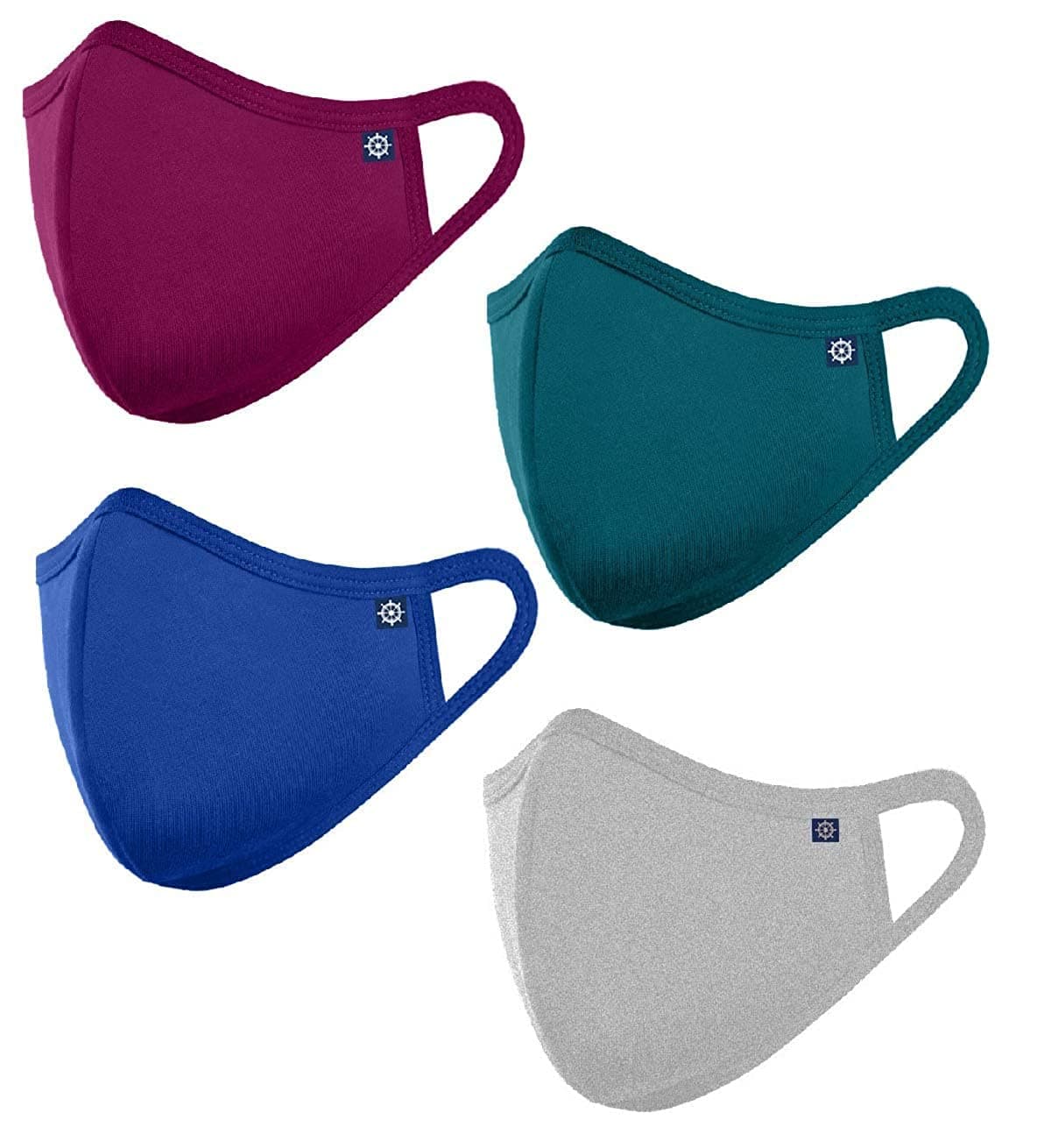 OCEAN RACE Cotton Lycra Stretchable 3 Layer Reusable Face Mask